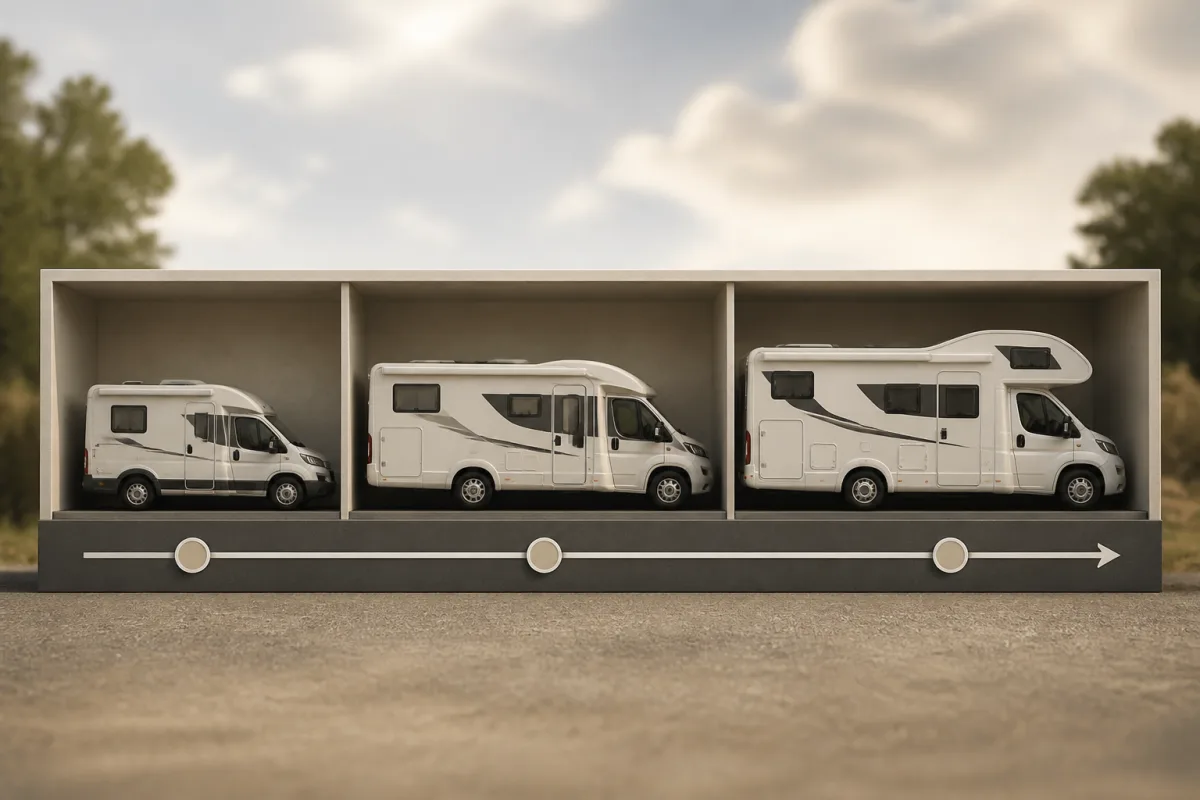 Diagramme comparant 3,5 t, 4,25 t et 7,5 t pour les catégories de permis